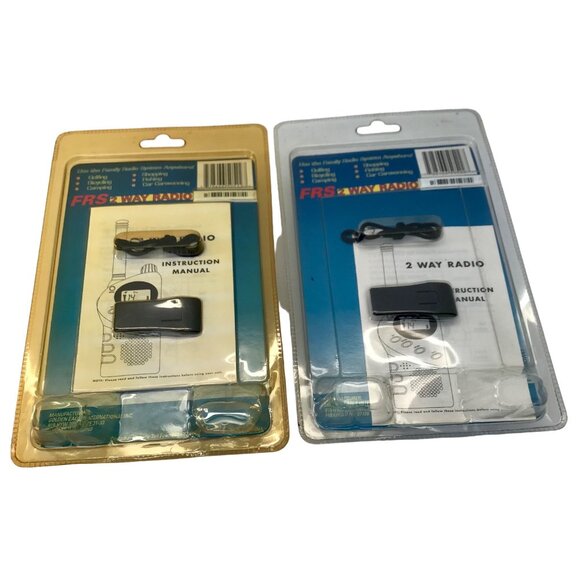 Pair Of FRS 2-Way Radios 14 Channels 2-Mile Range Walkie-talkies NOS - Picture 5 of 6